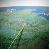 mywing > arriving into Paris on the plane